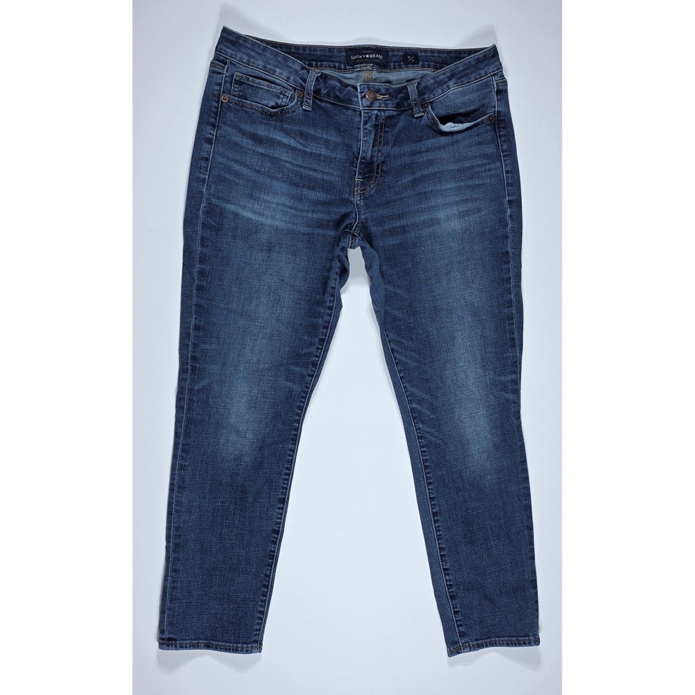 Lucky Brand Women's Skinny Jeans Dark Wash Mid Rise Denim Size 12/31